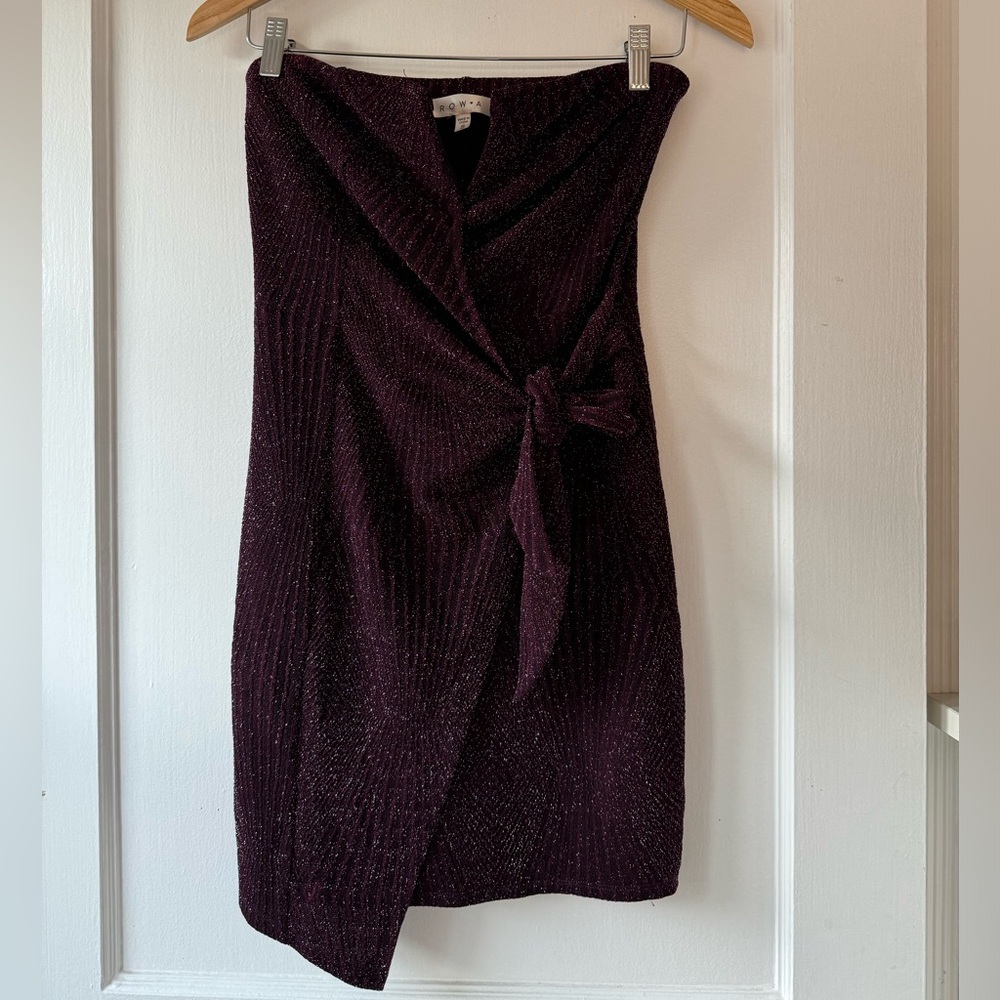 Super cute fitted Strapless Dress
